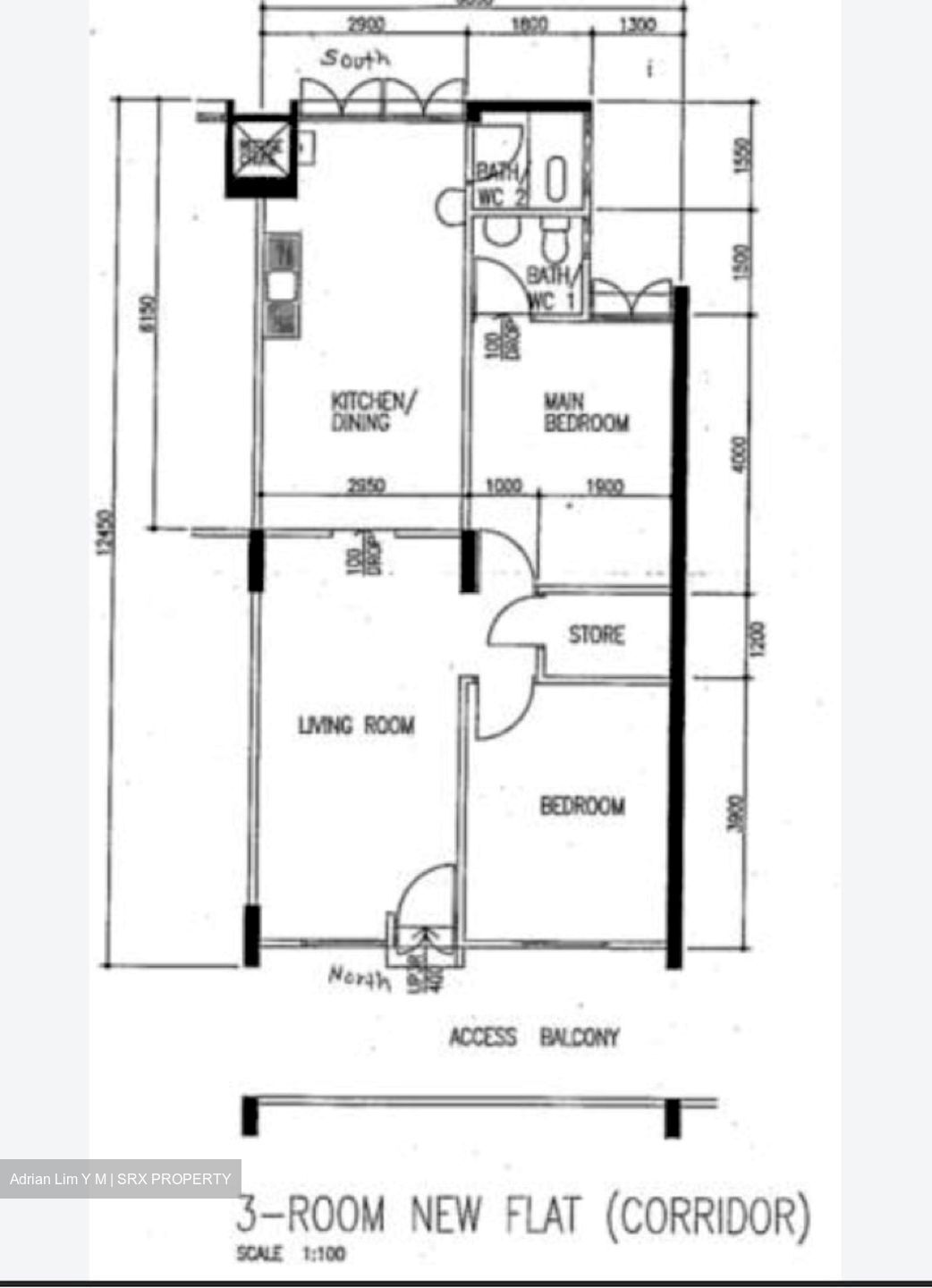 Blk 119 Ang Mo Kio Avenue 3 (Ang Mo Kio), HDB 3 Rooms #624528481